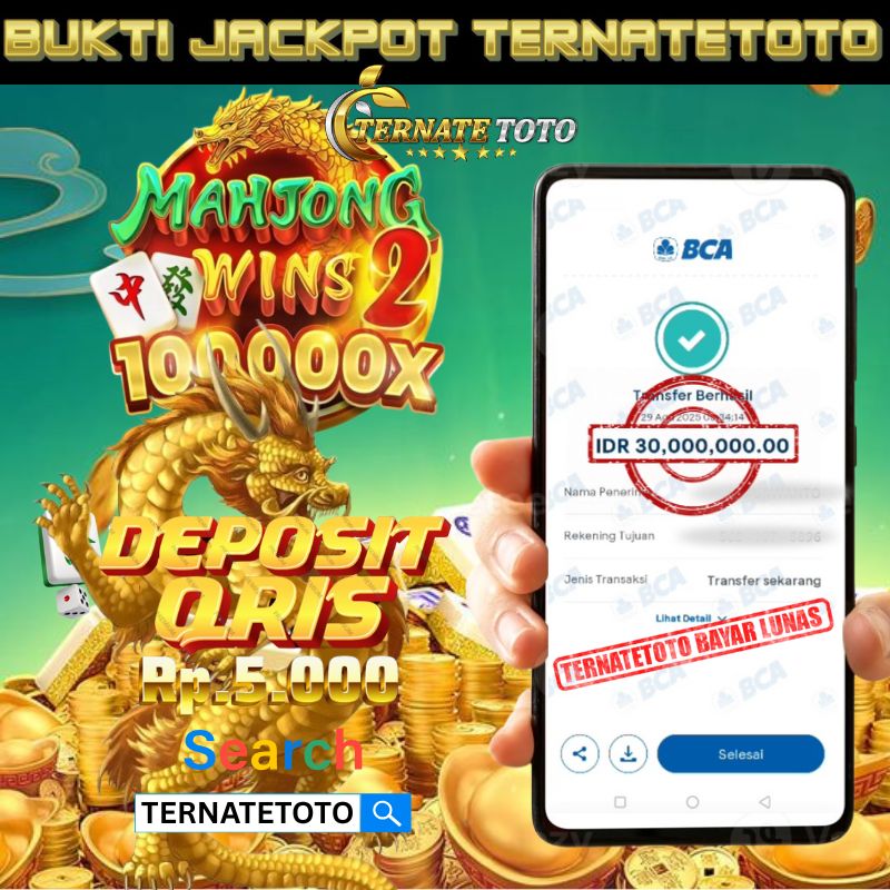 TERNATETOTO - Mahjong Ways 2 - Rp.30,000,000