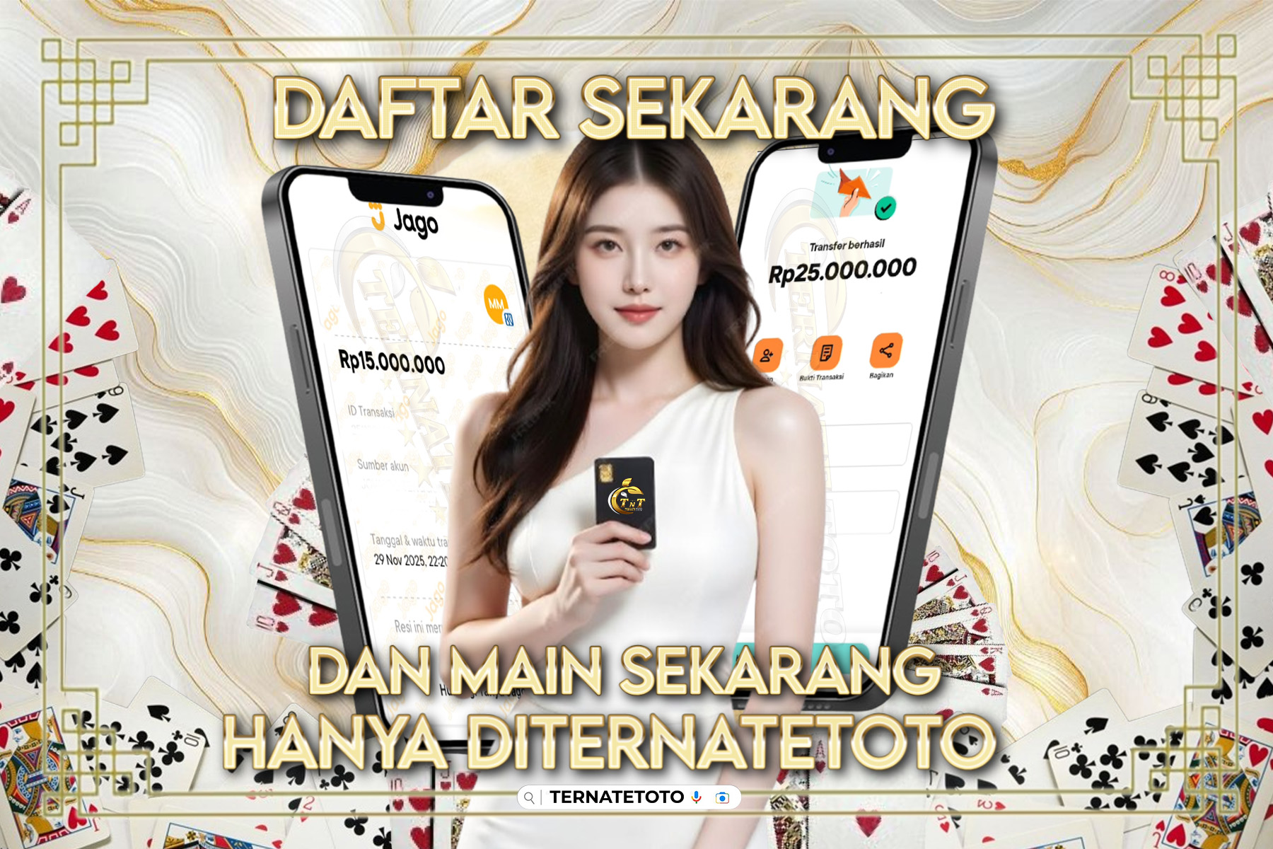 TERNATETOTO - JACKPOT CASINI BACCARAT GAMES  Rp.40,000,000,-
