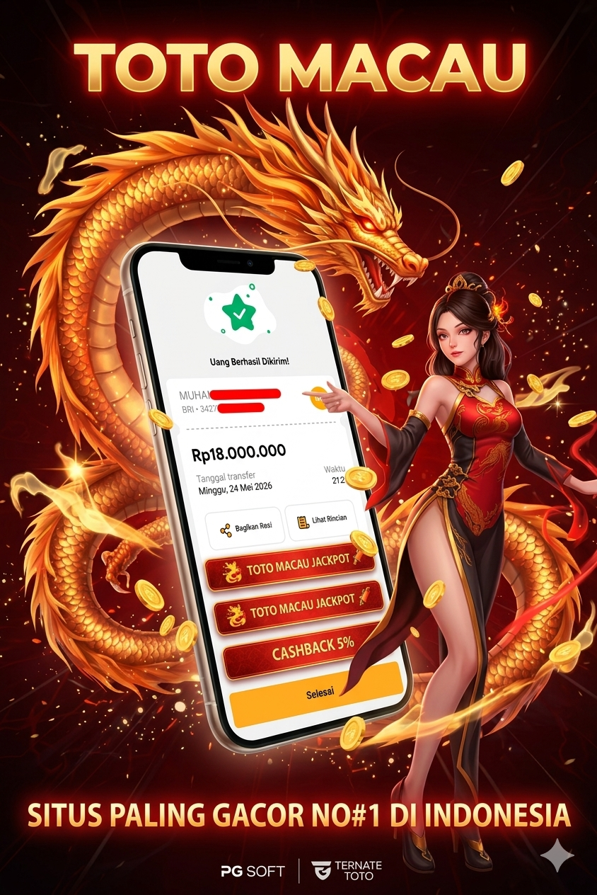 TERNATETOTO - JACKPOT TOTO MACAU Rp. 18,000,000,-